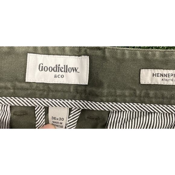 Goodfellow Athletic Fit Hennepin Chino Pants Mens 36x30 - Picture 6 of 10